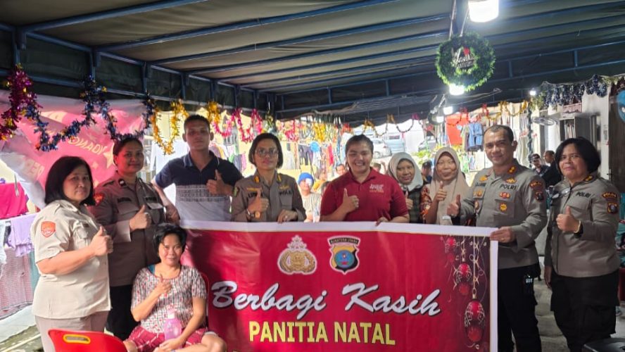 Natal Berbagi Kasih, Polda Sumut Hadirkan Harapan Di Rumah Kesembuhan Sahabat Lazarus Medan
