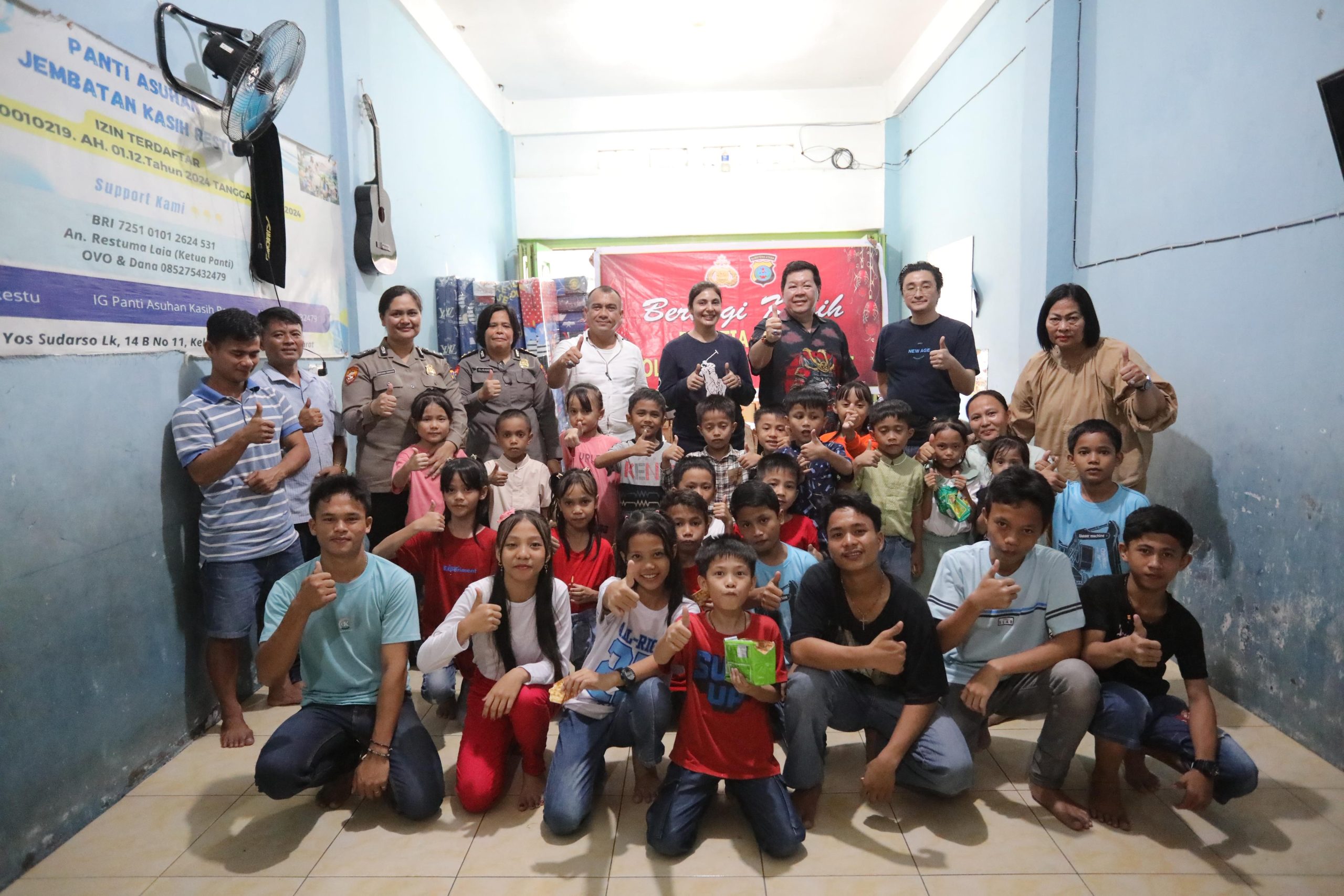 Menebar Kasih Natal, Polda Sumut Hadirkan Harapan Bagi Anak-Anak Panti Asuhan