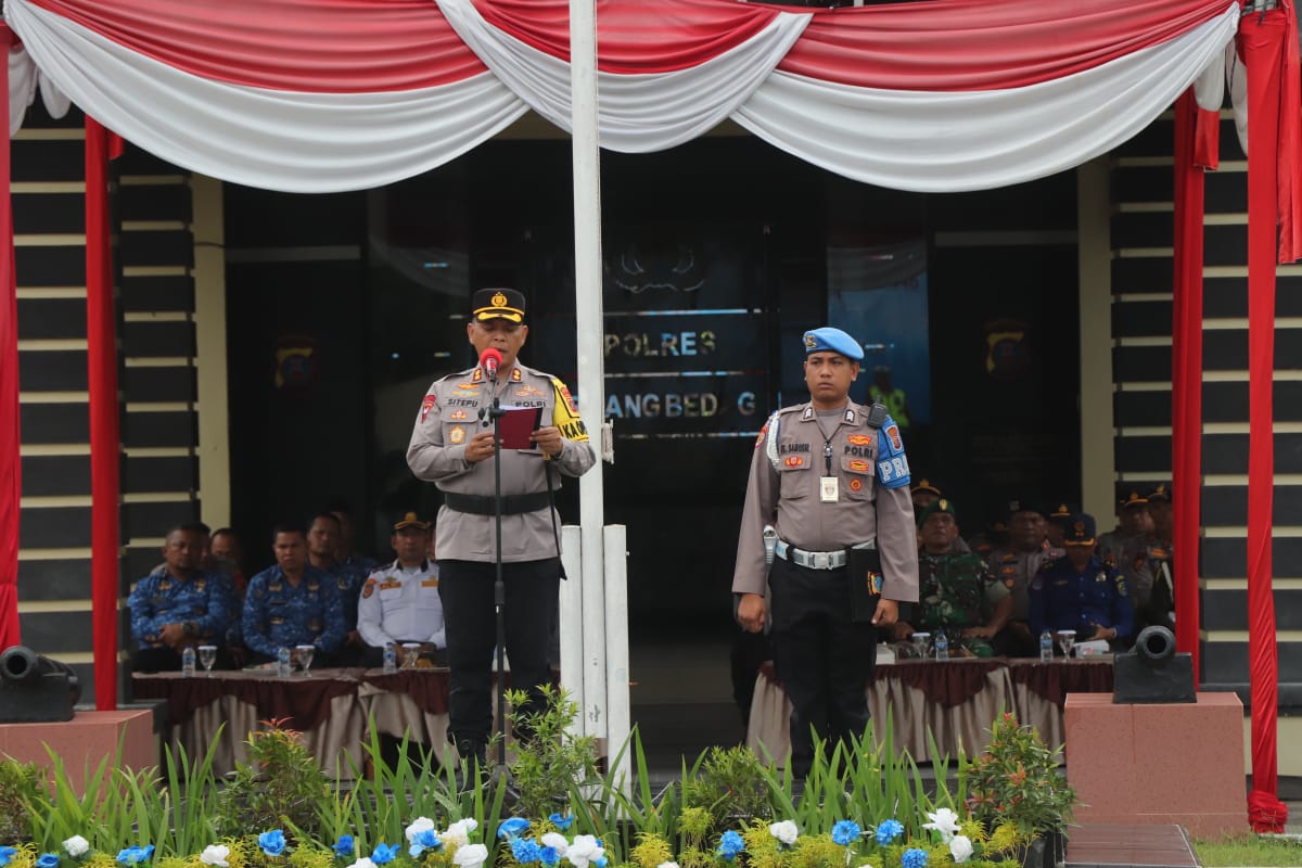 Apel Gelar Pasukan Operasi Lilin Toba 2025, Polres Sergai Siapkan Pengamanan Nataru