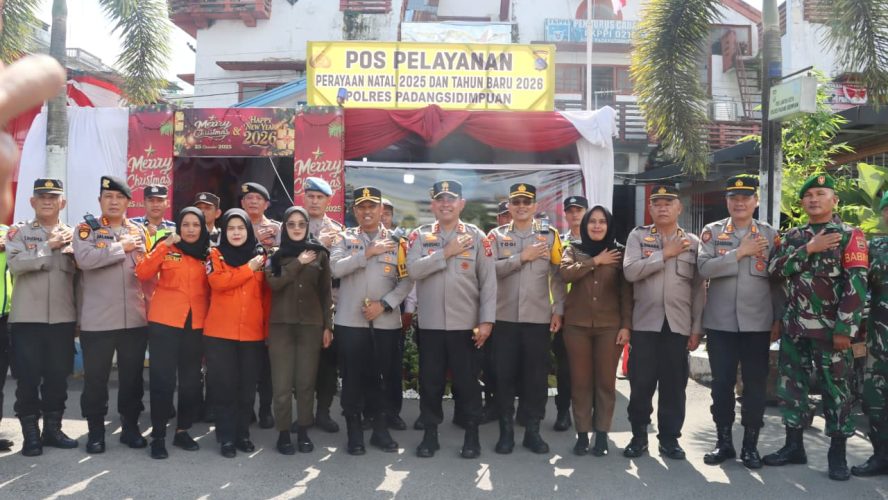 Kapolda Sumut Cek Kesiapan Pospam Dan Posyan Operasi Lilin Toba 2025 di Padangsidimpuan
