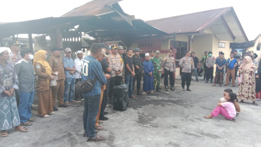 Polres Madina Amankan Kembali Terduga Bandar Narkoba Yang Sempat Kabur, Kapolres Pimpin Dialog Bersama Warga