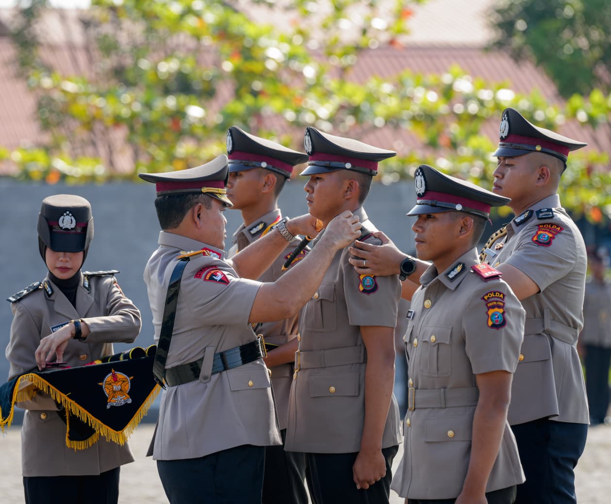 Penutupan Pendidikan Bintara Polri TA 2025 di SPN Hinai, Kapolda Sumut Tekankan Moralitas Dan Profesionalisme Polisi