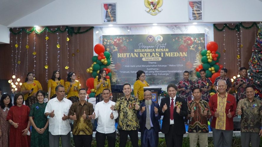 Rutan Kelas I Medan Rayakan Natal Bersama Warga Binaan, Perkuat Iman Dan Kebersamaan