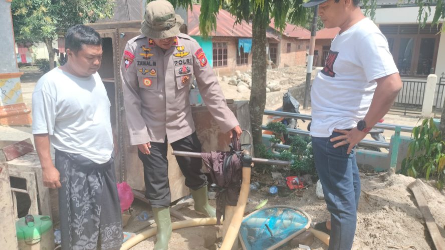 Polda Sumut Bangun Sumur Bor Untuk Warga Tapsel, Upaya Hadirkan Air Bersih Pasca Bencana