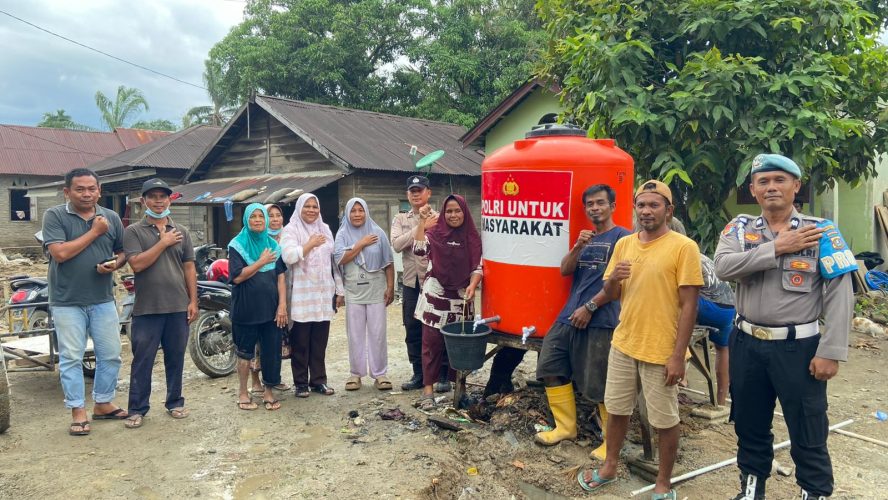 Kapolda Sumut Bangun Sumur Bor untuk Warga Sorkam, Wujud Kepedulian Polri Pulihkan Kehidupan Pascabanjir