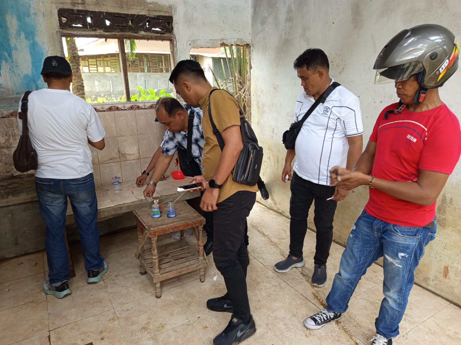 Polres Langkat Tegas Berantas Narkoba, Dua Lokasi Rawan Di Tanjung Pura Dibersihkan