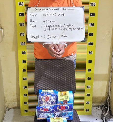 Langkah Tegas Awal Tahun 2026, Polda Sumut Amankan 5 Kg Sabu di Jalur Lintas Sumatera