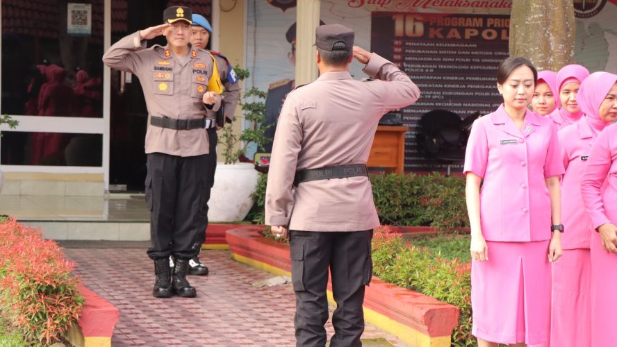 POLRES BINJAI GELAR KORPS RAPORT KENAIKAN PANGKAT 69 PERSONIL