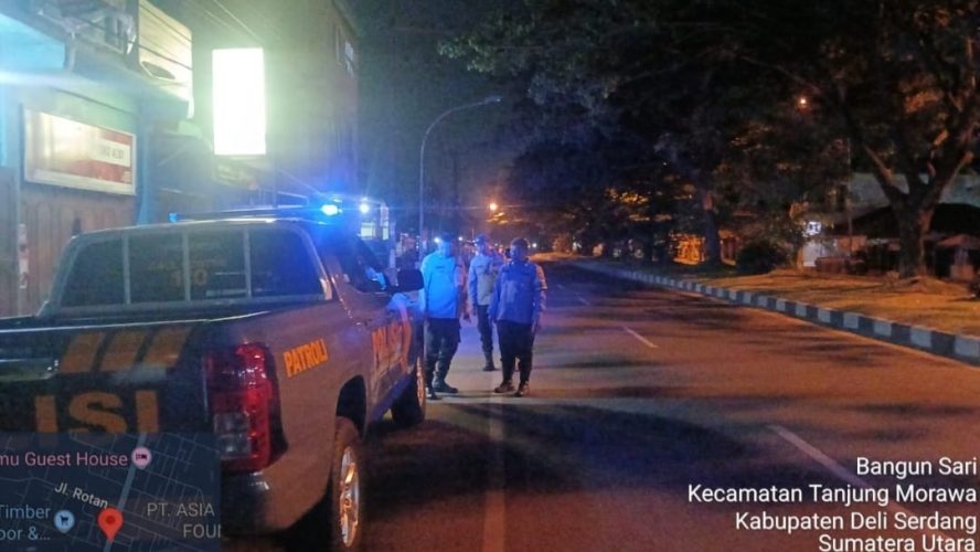 Patroli Blue Light Ditingkatkan, Polresta Deli Serdang Jaga Kondusifitas Malam Hari