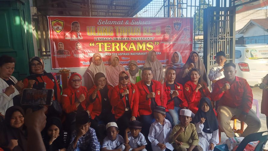 HUT LSM-TERKAMS Yang Ke-6 Tahun, DPP LSM-TERKAMS Berbagi 300 Paket Sembako Serta Bantuan Tali Asih Kepada Anak Yatim Dan Kaum Duafa.