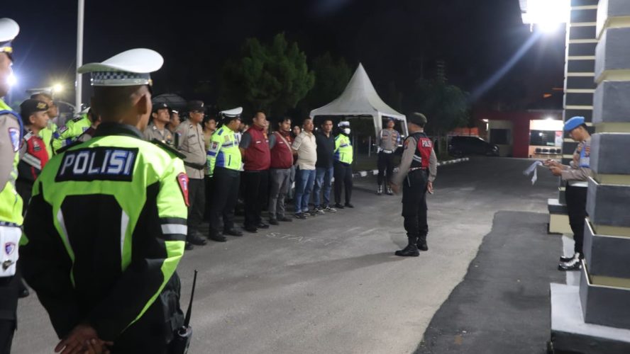 Polres Sergai Gelar Patroli Malam Antisipasi Kriminalitas Dan Guantibmas Di Serdang Bedagai