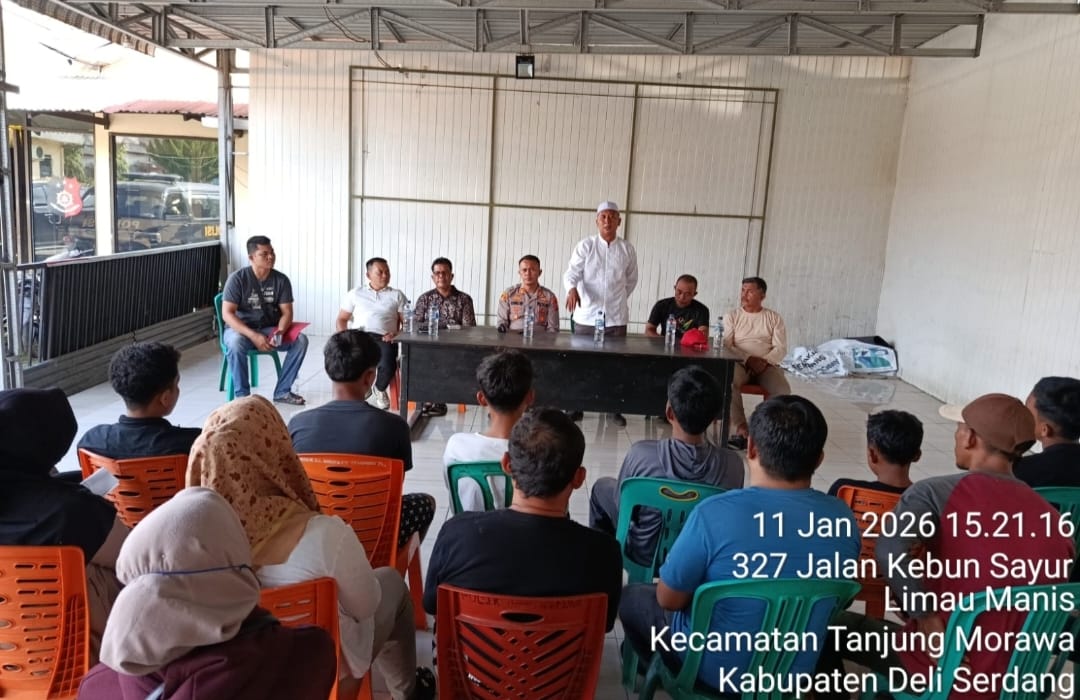 Gagalkan Aksi Tawuran, Polsek Tanjung Morawa Amankan 7 Orang Remaja Dan Barang Bukti