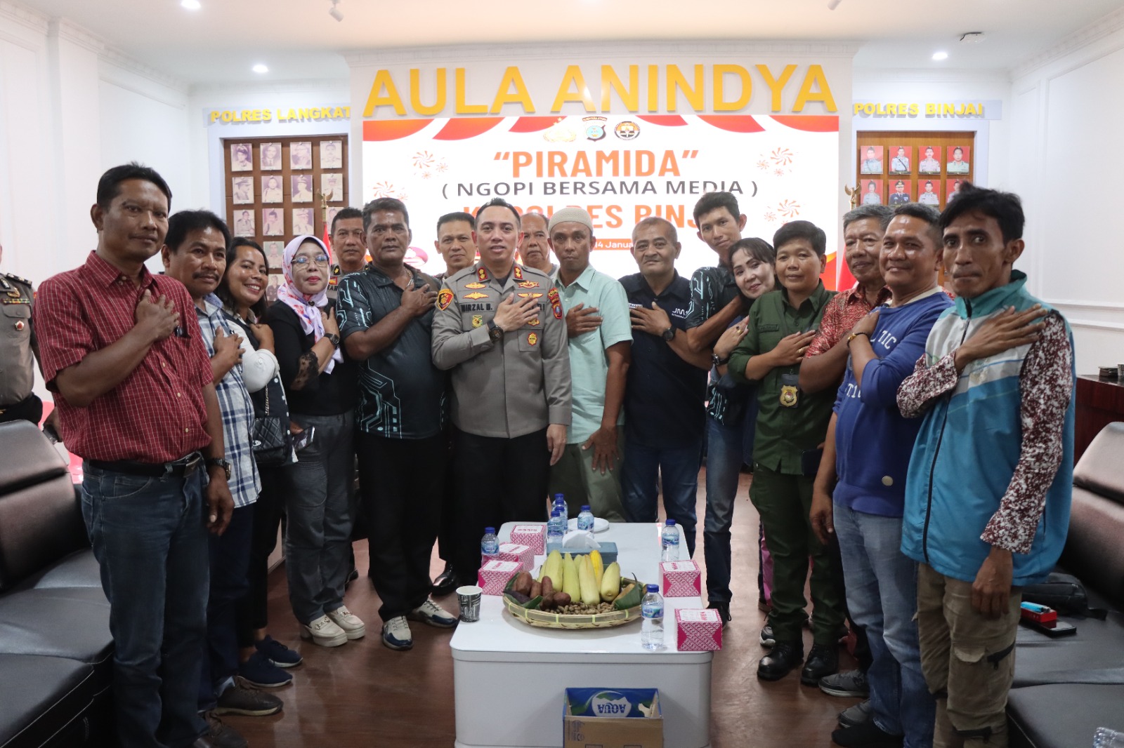 PIRAMIDA BERSAMA KAPOLRES BINJAI
