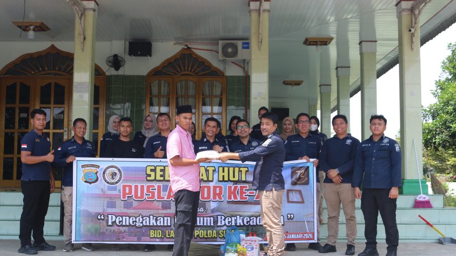 Bidlabfor Polda Sumut Peringati HUT Ke-72 Labfor Polri Dengan Bakti Sosial Dan Donor Darah