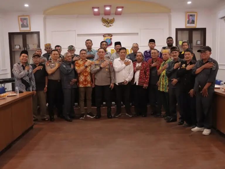 Kapolres Binjai Giat Silaturahmi Bersama 18 Tokoh Etnis Forum Pembauran Kebangsaan (FPK)