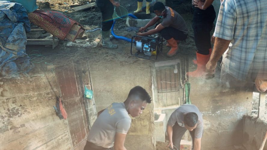 Pemulihan Bertahap Pascabencana, Brimob Bersama Warga Pulihkan Permukiman dan Sarana Air Bersih