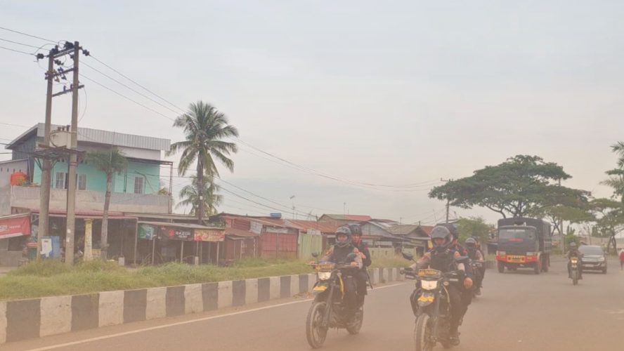 Sapu Bersih Gangguan Kamtibmas, Brimob Polda Sumut dan Polres Pelabuhan Belawan Tunjukkan Kehadiran Negara