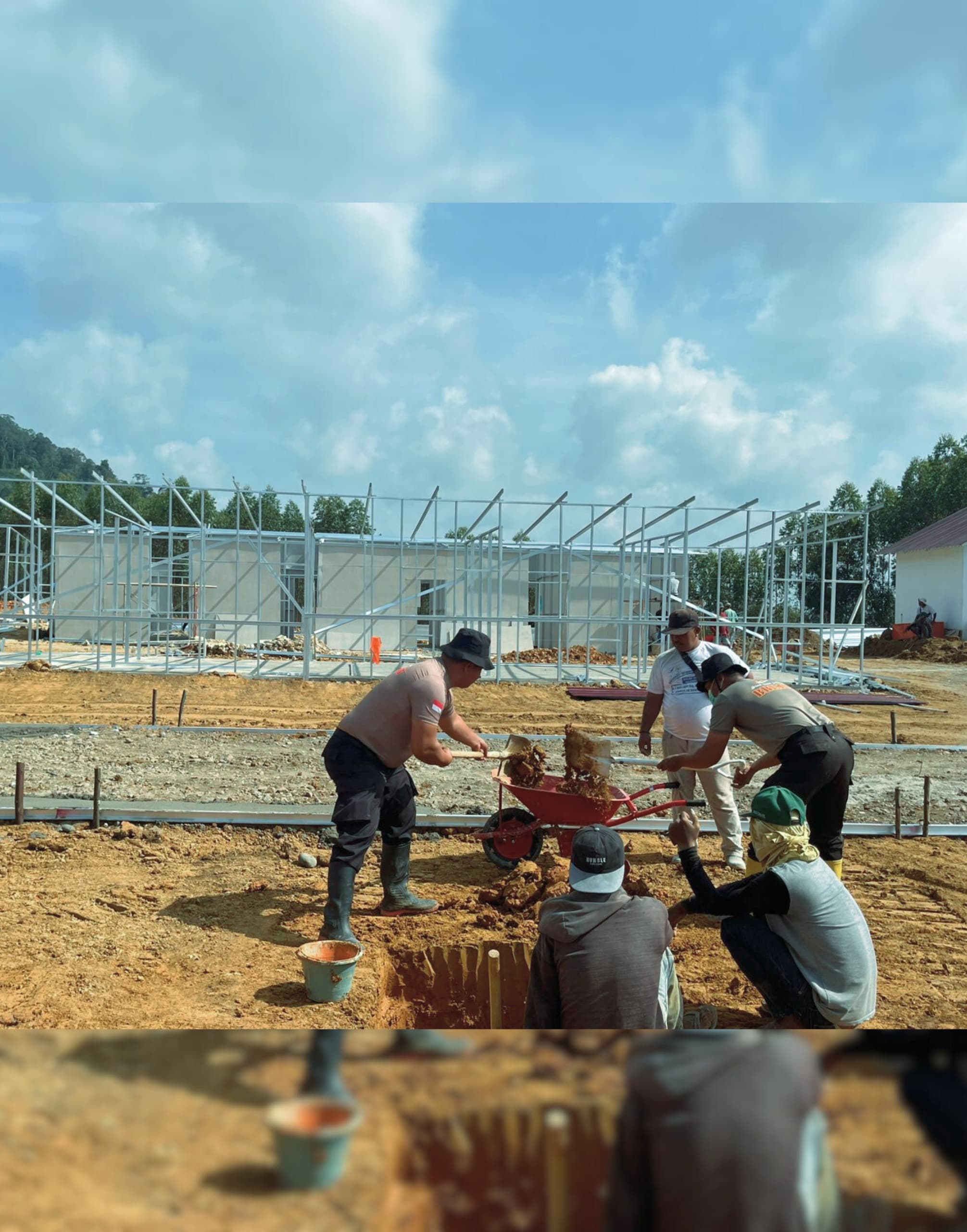 Dari Lahan Kosong ke Hunian Layak, Polda Sumut Percepat Rumah Warga Terdampak Bencana di Sipirok