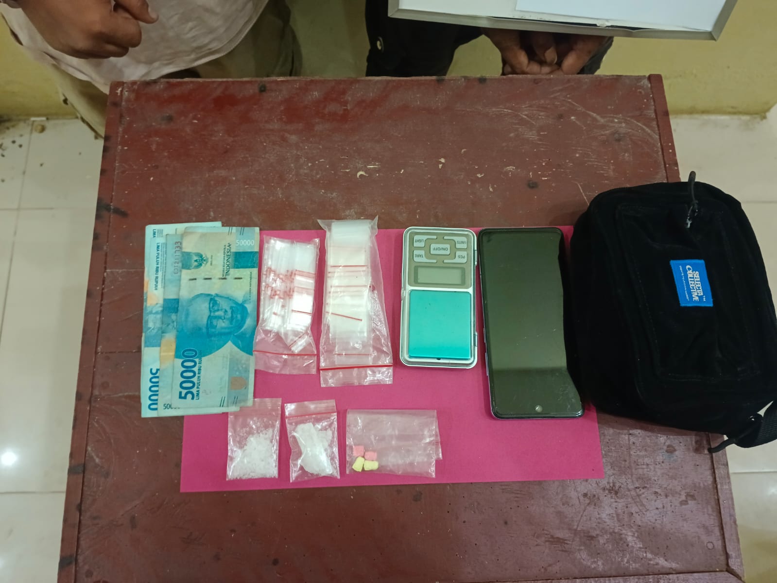 Satresnarkoba Polres Palas Bersama Polsek Sosa Ungkap Pengedar Narkoba