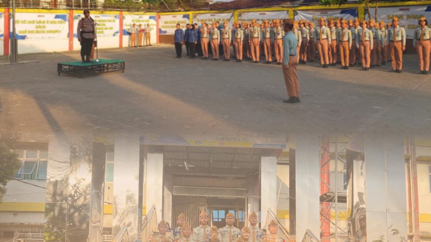 Brimob Polda Sumut Hadir di Sekolah, Bangun Karakter dan Nasionalisme Taruna SMA Akterlis