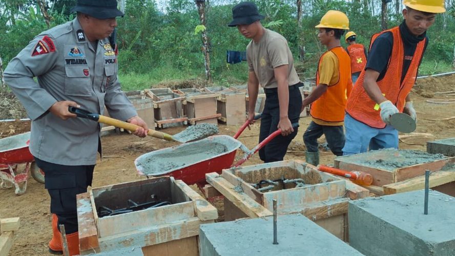 Aksi Nyata Brimob Sumut di Lima Desa Batang Toru, Pemulihan Terus Berjalan