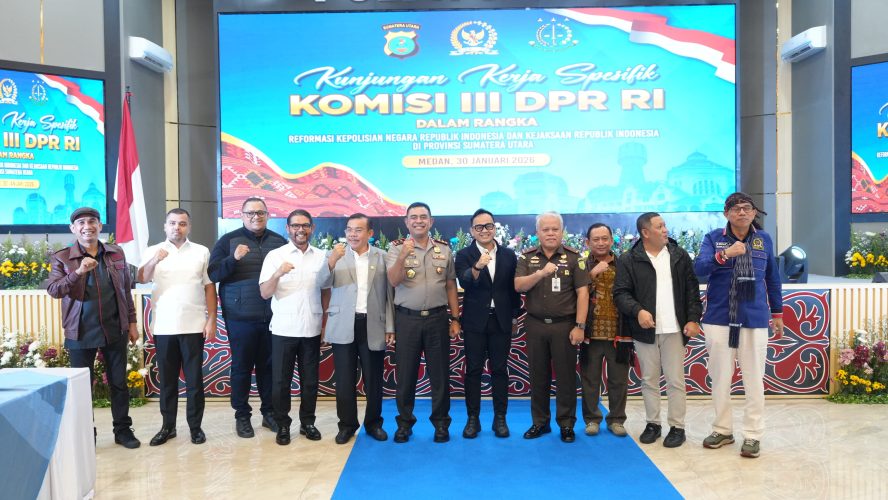 Kunjungan Kerja Spesifik Komisi III DPR RI di Polda Sumut Bahas Reformasi Polri dan Kejaksaan