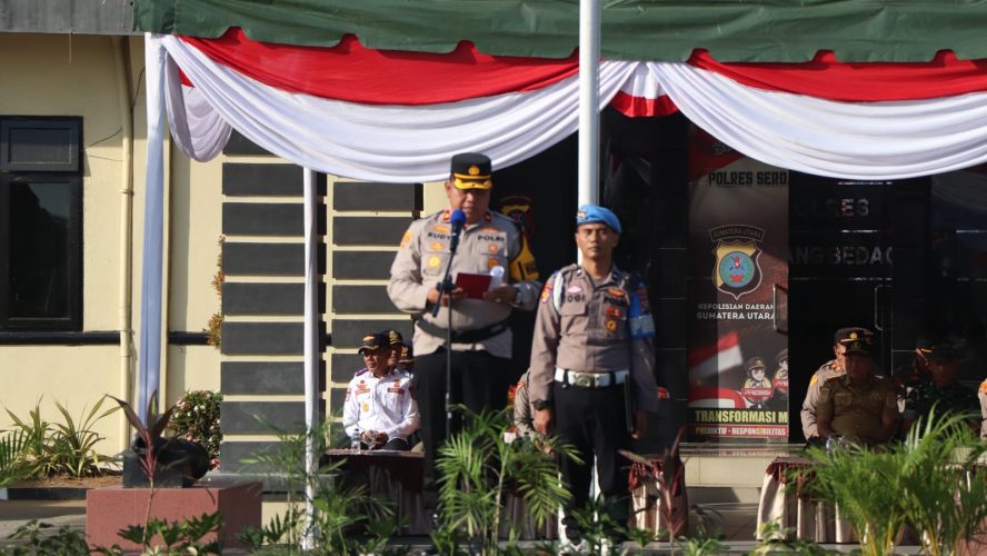 Apel Gelar Pasukan Operasi Keselamatan Toba 2026 Digelar Polres Sergai, Fokus Tekan Pelanggaran dan Kecelakaan Lalu Lintas