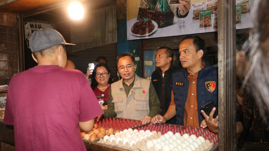 Satgas Pangan Polda Sumut Bersama Bapanas RI Sidak Pusat Pasar Medan, Pastikan Stok Dan Harga Bapokting Aman
