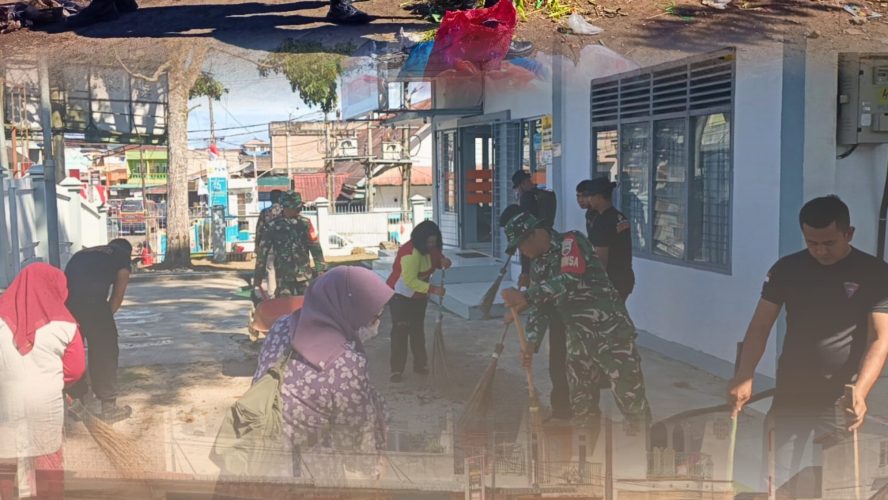Brimob Dan Forkopimcam Bersatu Wujudkan Sipirok Yang Bersih Dan Sehat