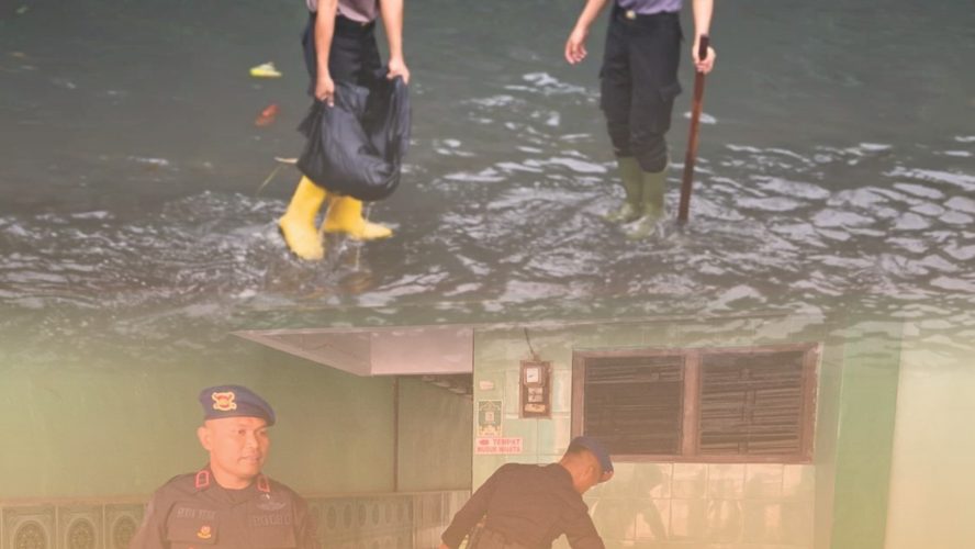 Aksi Jumat Bersih Brimob Sumut, Bukti Kehadiran Polri di Tengah Masyarakat