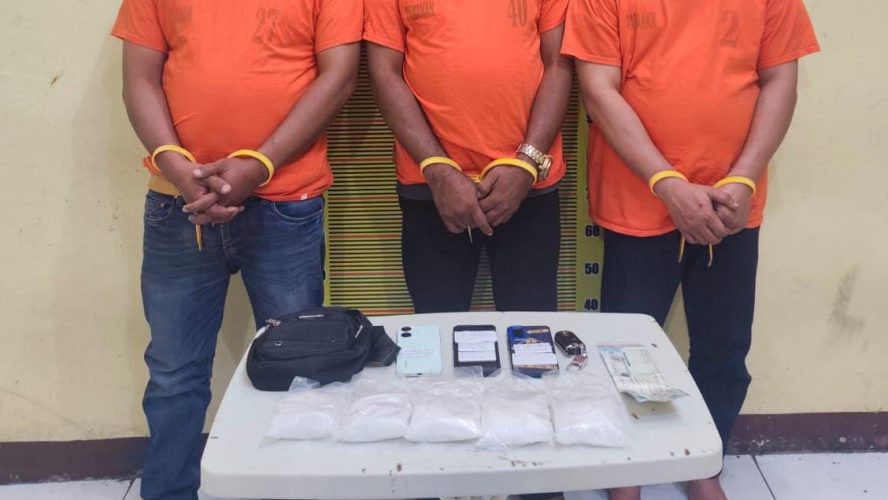 Timsus Ditresnarkoba Polda Sumut Gagalkan Peredaran 500 Gram Sabu Di Tebing Tinggi, Tiga Pelaku Diamankan