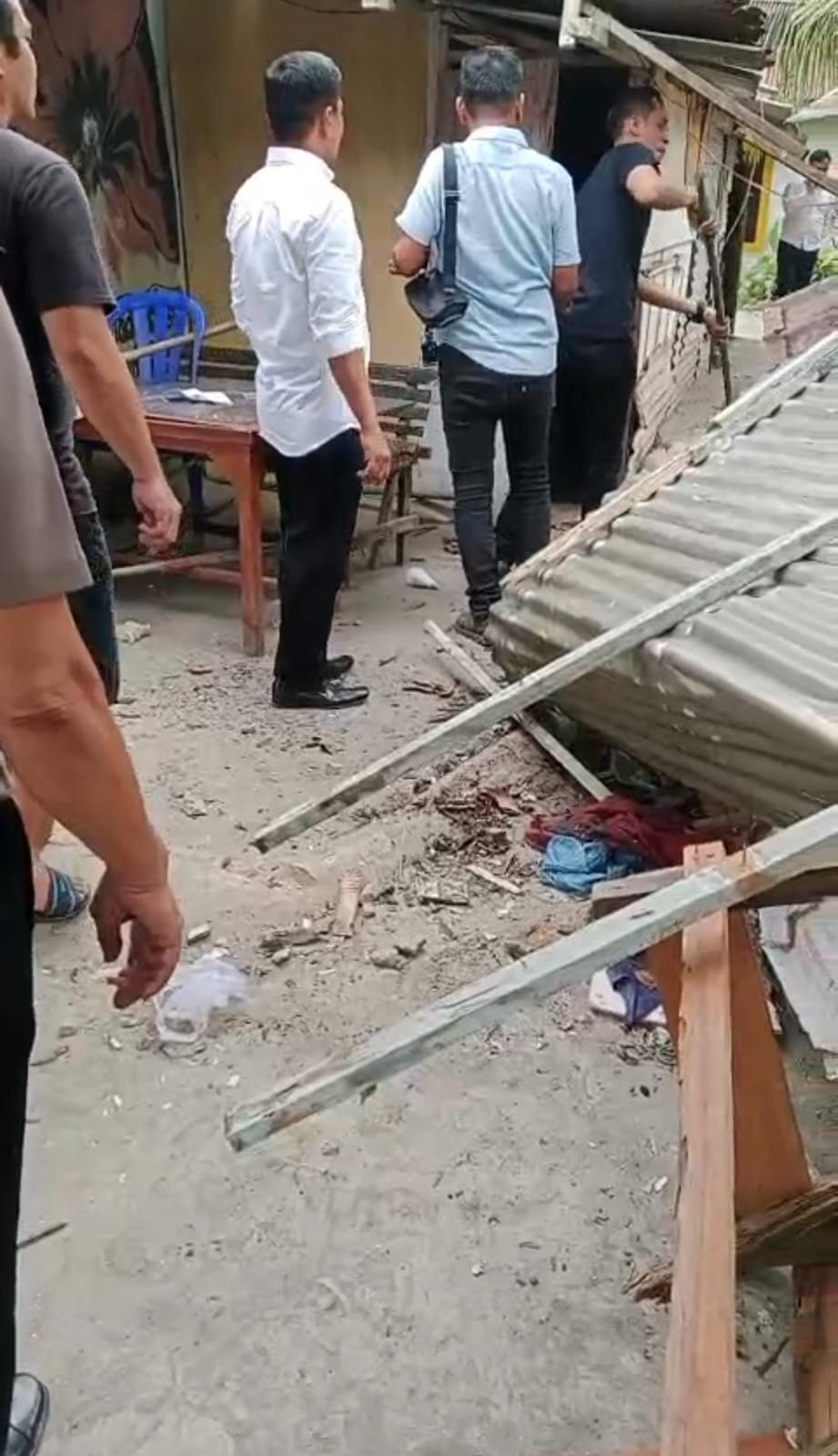 Polres Binjai Kembali Grebek Dan Musnahkan Barak Narkoba Di Kecamatan Binjai Barat