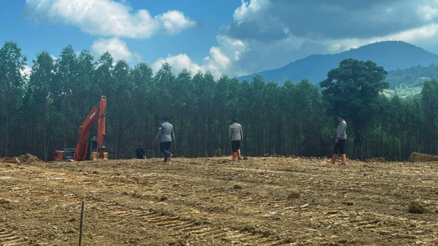 Brimob Polda Sumut Pastikan Keamanan Pembangunan Hunian Bagi Korban Banjir Dan Longsor Sipirok