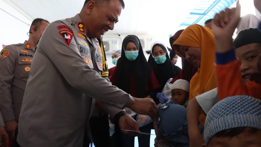 Kapolres Sergai Melaksanakan Peresmian Kantor Dan Gedung SPPG 4 Kemala Bhayangkara Dsn V Desa Pantai Cermin Kiri Kab.Sergai
