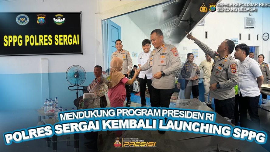 Kapolres Sergai AKBP Jhon Sitepu, SIK, MH, Gelar Syukuran Dan Doa Bersama Anak Yatim Dalam Rangka Telah Selesainya Pembangunan Gedung SPPG 4 Polres Sergai