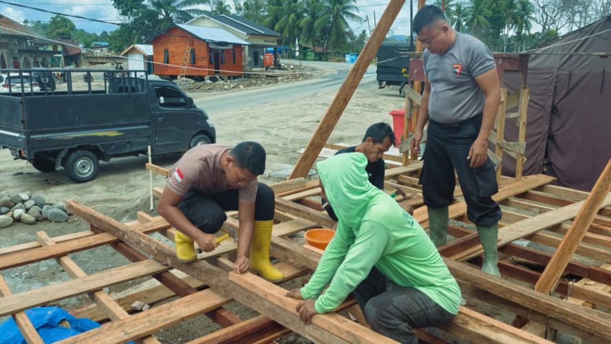 Brimob Polda Sumut Kawal Normalisasi Sungai Garoga, Wujudkan Lingkungan Aman Dan Hunian Layak