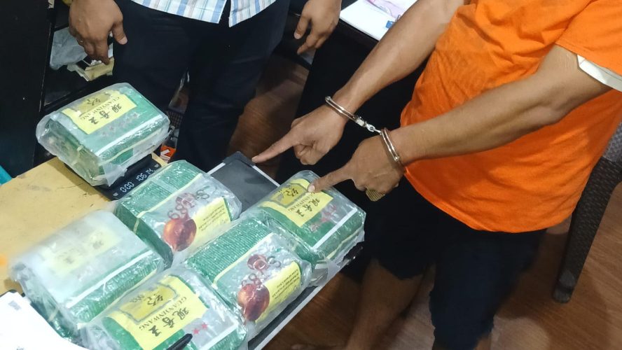 Polda Sumut Gagalkan Penyelundupan 8 Kg Sabu Modus Kemasan Bika Ambon, Dua Warga Medan Ditangkap