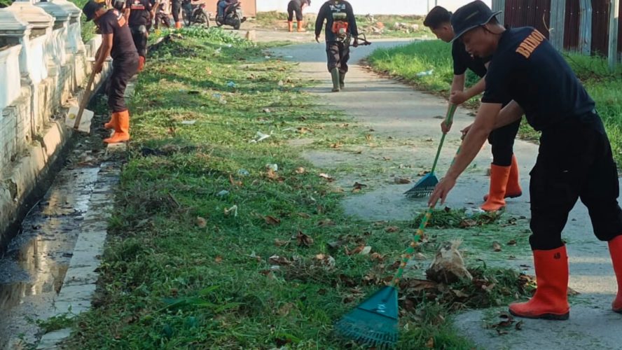 Lingkungan Bersih, Pasar Nyaman: Bukti Nyata Pengabdian Brimob Untuk Masyarakat Tebing Tinggi