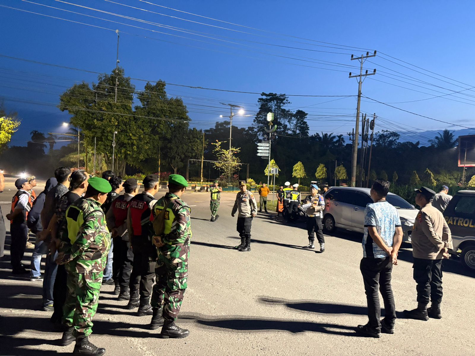 Polres Binjai Bersama TNI Dan Pemko Binjai Laksanakan Patroli Bersama Di Bulan Suci Ramadhan 1447 Hijriah