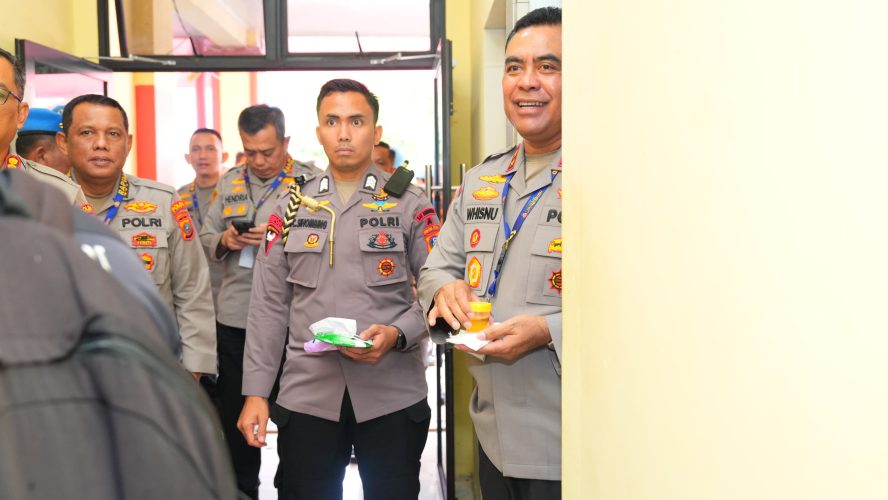 Kapolda Sumut Lakukan Tes Urine Serentak Tindaklanjuti Instruksi Kapolri Dalam Rapim 2026