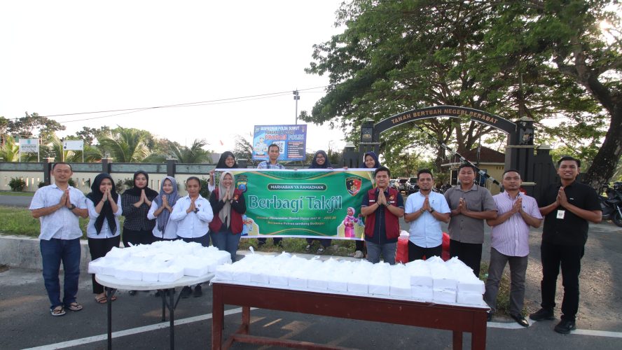 Sat Reskrim Polres Sergai Bagikan 150 Paket, Konsistenkan Berbagi Takjil Pada Bulan Ramadhan