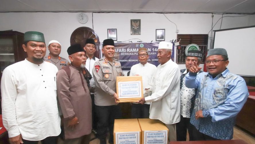 Kapolres Sergai Dan MUI Kab.Sergai Laksanakan Giat Safari Ramadhan 1447 H Dan Berbuka Puasa Bersama