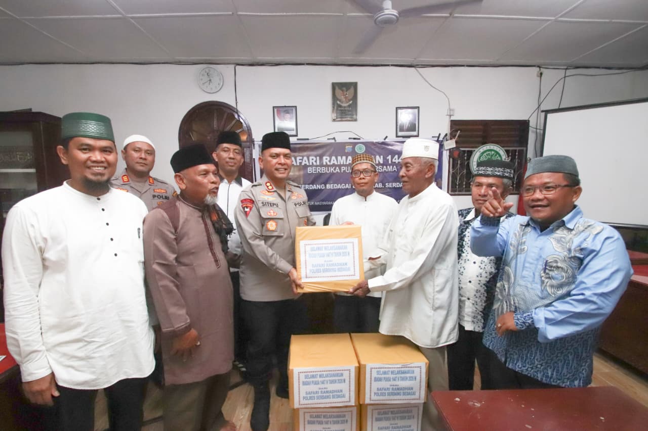 Kapolres Sergai Dan MUI Kab.Sergai Laksanakan Giat Safari Ramadhan 1447 H Dan Berbuka Puasa Bersama