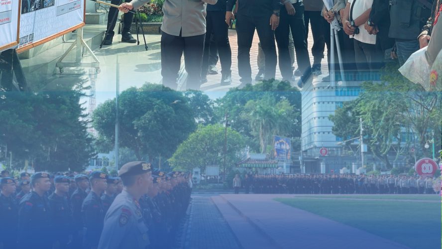 Mengawal Demokrasi Dengan Hati, Personel Siaga Pastikan Aspirasi Warga Berjalan Kondusif
