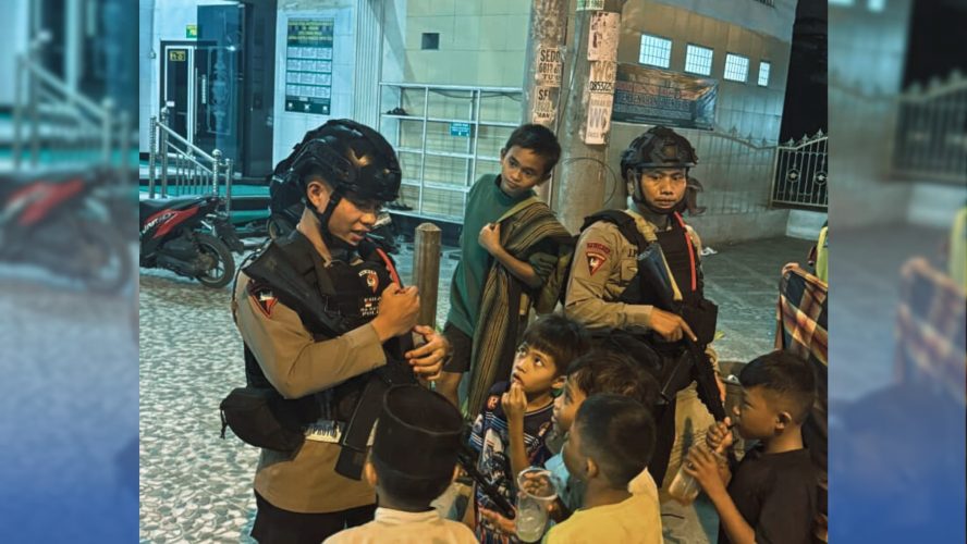 Patroli Ramadhan Humanis, Patroli Gabungan Jamin Keamanan Tarawih di Tebing Tinggi