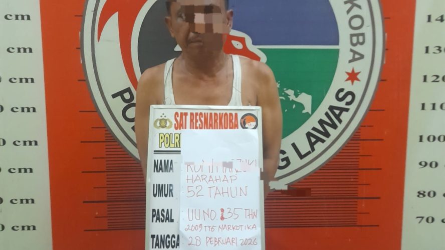 Sering Transaksi Dan Konsumsi Narkoba Didalam Rumah, Seorang Pengedar Sabu Di Barumun Diringkus Polisi