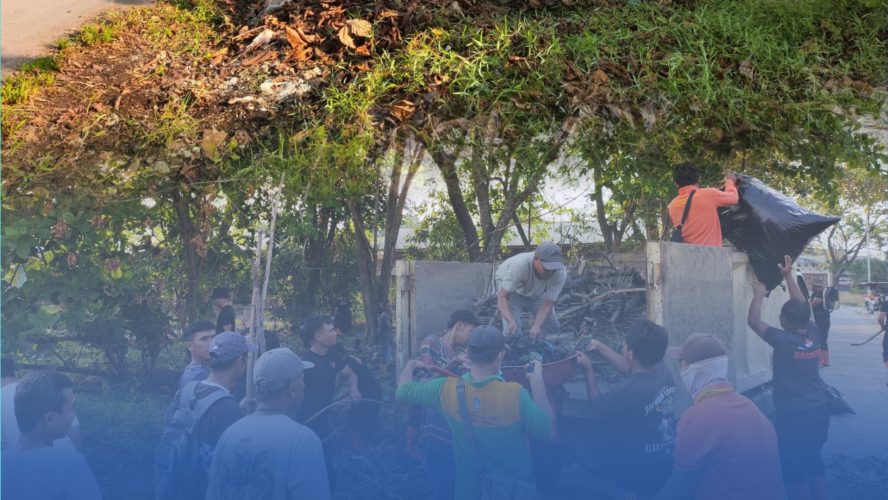 Kolaborasi Brimob Dan Warga, Lingkungan Bersih Jadi Prioritas Bersama