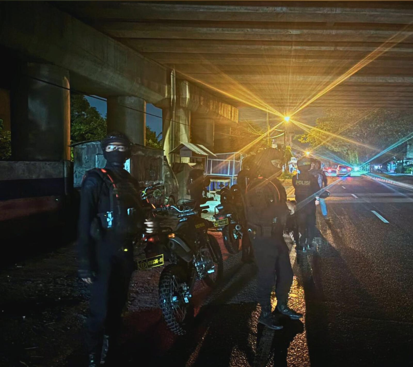 Patroli Skala Besar Brimob Polda Sumut Jaga Keamanan Malam Di Medan, Belawan, Dan Deli Serdang