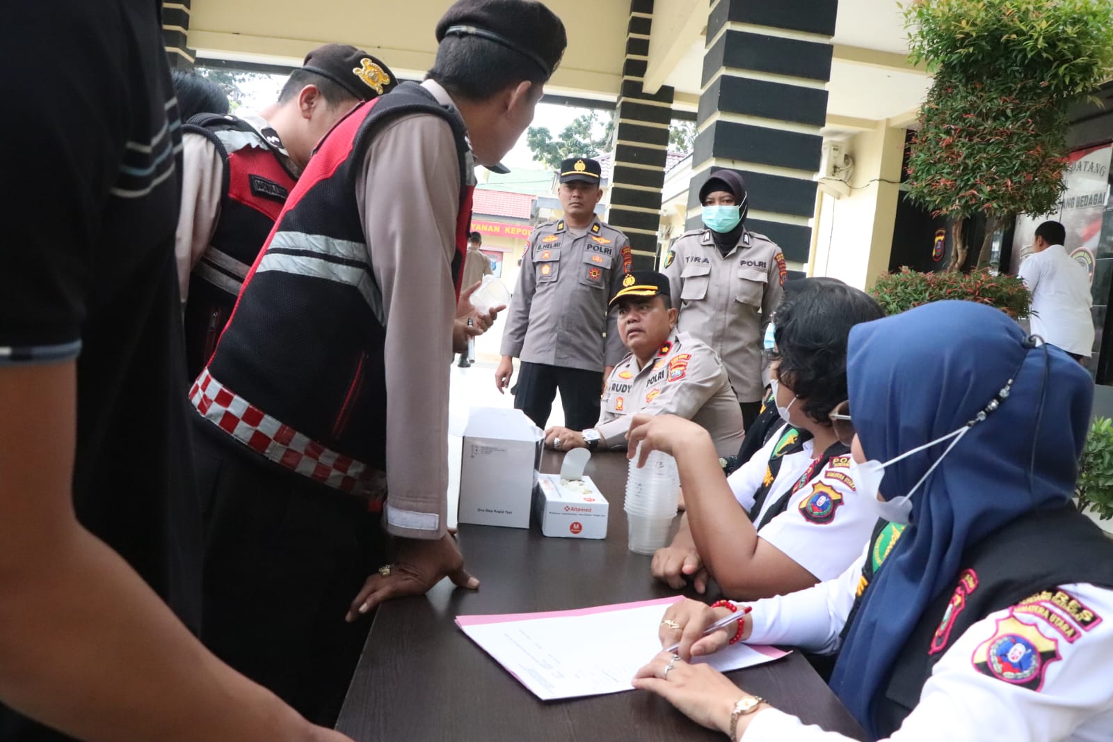 Jaga Integritas, Polres Sergai Gelar Cek Urine Mendadak