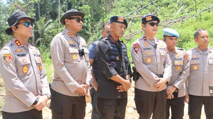 Polda Sumut Bongkar Tambang Emas Ilegal Beromzet Miliaran, 17 Orang Dan 14 Ekskavator Diamankan